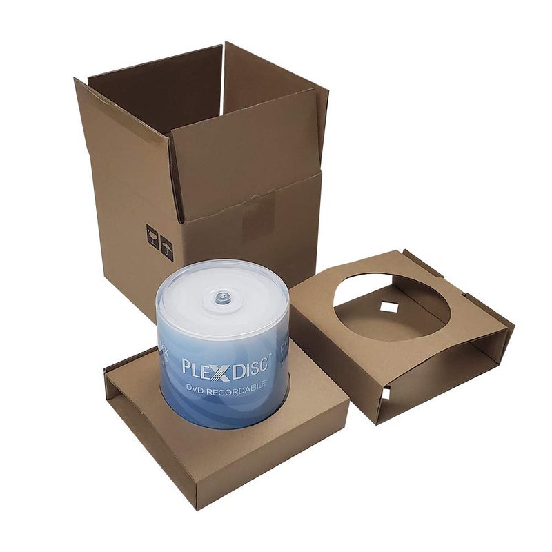 PlexDisc DVD-R 4.7GB 16X White Inkjet Hub Printable | 100 Pack Cake Box (FFP) | Blank DVDs for Video Burning | Recordable Media Discs - Image 3